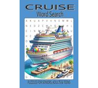 Cruise Word Search: 55 Word search Puzzles about Cruise Ships | 6X9 inches, 110 pages, 495 words | The Perfect, Entertaining & Educational Gift for travelers and puzzle lovers