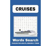 Cruise Word Search Puzzle Book: Word Search With Easy to Read Print About Cruises, Sea, Boat Parts & More | 6x9 Inches, 110 Pages | 50 + Puzzles. Gift for Vacations, Holidays and Free Time