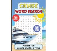 Cruise Word Search Puzzle Book: Word Searches with Easy to Read Print about Cruise, Sun, Weekend and More | 6x9 inches, 110 pages | 50+ Puzzles ... Gift for Vocations, Holidays and Free Times