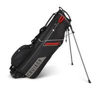 Cruiser Golf CR-Lite 2.0 Sac avec support | Super léger et fin avec double bandoulière rembourrée | Séparateur à 4 voies | 5 poches, poignée de préhension | Sac de transport