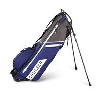 Cruiser Golf CR-Lite 2.0 Sac avec support | Super léger et fin avec double bandoulière rembourrée | Séparateur à 4 voies | 5 poches, poignée de préhension | Sac de transport