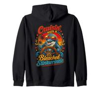 Cruisin' Bleached Stinkwrinkle Dolphin Captain Sweat à Capuche
