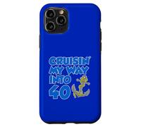 Cruisin' My Way Into 40 Ancre 40ème anniversaire Coque pour iPhone 11 Pro