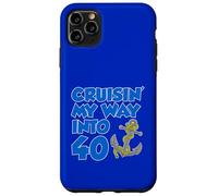 Cruisin' My Way Into 40 Ancre 40ème anniversaire Coque pour iPhone 11 Pro Max