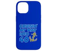 Cruisin' My Way Into 40 Ancre 40ème anniversaire Coque pour iPhone 14