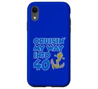 Cruisin' My Way Into 40 Ancre 40ème anniversaire Coque pour iPhone XR