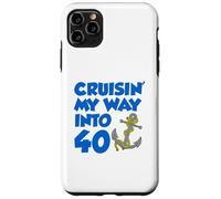 Cruisin' My Way Into 40 Ancre pour 40e anniversaire Coque pour iPhone 11 Pro Max