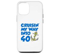 Cruisin' My Way Into 40 Ancre pour 40e anniversaire Coque pour iPhone 12/12 Pro