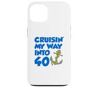 Cruisin' My Way Into 40 Ancre pour 40e anniversaire Coque pour iPhone 13