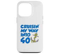 Cruisin' My Way Into 40 Ancre pour 40e anniversaire Coque pour iPhone 13 Pro