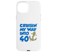 Cruisin' My Way Into 40 Ancre pour 40e anniversaire Coque pour iPhone 15 Plus