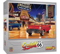 Cruisin' Route 66 Gamblin' Homme 1000 Pièce Puzzle 680mm x 489mm