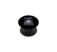 Cruisin Through 44 Ans, 44e Anniversaire d'une croisière en Couple PopSockets PopGrip Adhésif