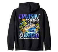 Cruisin Together Curaçao Ship Dolphin Vacation Sweat à Capuche
