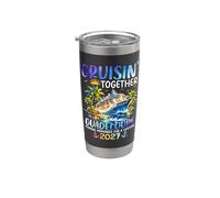 Cruisin Together Guadeloupe 2027 Bateau Dauphin Vacances Gobelet isotherme en acier inoxydable double paroi