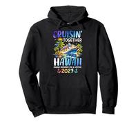 Cruisin Together Hawaii 2027 Bateau Dauphin Vacances Sweat à Capuche