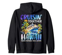 Cruisin Together Hawaii Bateau de croisière Dauphin Vacances Sweat à Capuche