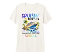 Cruisin Together Îles Turques et Caïques 2026 T-Shirt Haut de Gamme