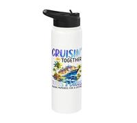 Cruisin Together Îles Turques et Caïques Stainless Steel Insulated Water Bottle