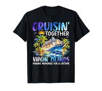 Cruisin Together Îles Vierges Bateau de croisière Dauphin Vacances T-Shirt