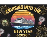 Cruising Into 2026 New Year Autograph Book for Kids and Family Cruise Activities