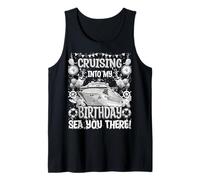 Cruising Into My Birthday - T-shirt de croisière amusant Sea You There Débardeur