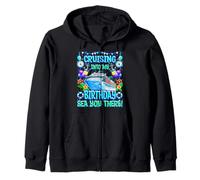 Cruising Into My Birthday - T-shirt de croisière amusant Sea You There Sweat à Capuche