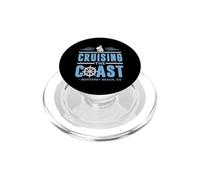 Cruising The Coast Monterey Beach California Voilier PopSockets PopGrip pour MagSafe