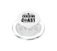Cruising The Coast Monterey Beach California Voilier PopSockets PopGrip pour MagSafe