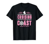 Cruising The Coast Ocean City Beach Maryland Voilier T-Shirt