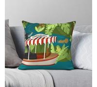 Cruising The Jungle Taie d'oreiller carrée Polyester Lin Velours Creative Zip Décoratif Maison Housse de Coussin