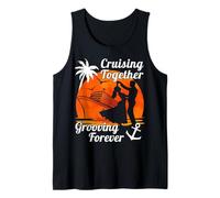 Cruising Together Grooving Forever Couples Bateau de Danse de croisière Débardeur