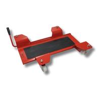 CRUIZER Béquille de mouvement pour moto, scooter, repose-pieds universel, 54 x 18 cm, plate-forme Dolly mobile avec chariot roues en caoutchouc, charge maximale 250 kg