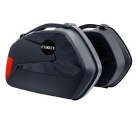 CRUIZER Paire de sacoches latérales rigides pour moto + support de montage