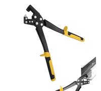 Crumye Pince composite profilée pour cloison sèche, 310 mm, pince à sertir, pince à sertir légère en acier avec poignée, boulons de sertissage, pour profilés métalliques, travaux de plaques de plâtre