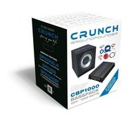 Amplificateur Crunch CBP 1000 4 canaux bass pack + sous-boîte Bass Reflex +...