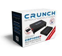 Crunch Pack audio voiture CBP 1000F – caisson plat + amplificateur 4 canaux 1000W – câbles inclus