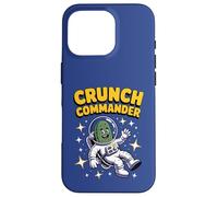 Crunch Commander Cool Stars Astronaute Spatial Funny Pickle Coque pour iPhone 16 Pro