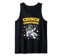 Crunch Commander Cool Stars Astronaute Spatial Funny Pickle Débardeur