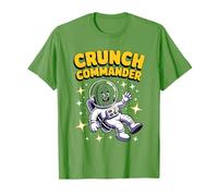 Crunch Commander Cool Stars Astronaute Spatial Funny Pickle T-Shirt