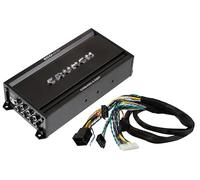 CRUNCH CRE400.4DSP-ISO - Amplificateur de voiture 4 canaux classe A/B - 4 x 50 W - et 6 canaux 32 bits DSP intégré - Bluetooth intégré pour le streaming audio et le contrôle de l'application - Plug