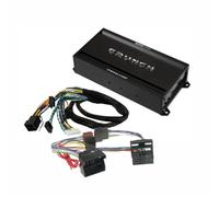 CRUNCH CRE400.4DSP-ISO.M1-4 CH CLASS A/B Amplificateur de voiture - Compatible avec Audi - 4 x 50 W RMS et 6 CH 32 bits DSP - Bluetooth intégré pour Audio Steaming et APP