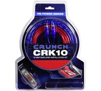 Crunch Set de connexion pour ampli CRK10 10 mm² 5 m Câble RCA Bleu