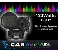 Crunch DSX42 120WATTS 4'' 10CM Slim Léger Haut-Parleurs Voitures Classiques