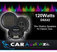 Crunch DSX42 120WATTS 4'' 10CM Slim Léger Haut-Parleurs Voitures Classiques