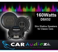 CRUNCH DSX52 Enceintes Slim 13CM 160W 2 Voies Coaxiales Pour Voitures Classiques