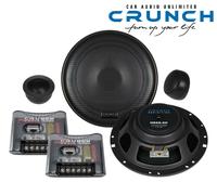 Crunch DSX6.2C 16,5 cm (6,5") système de composants haut-parleurs 200 watts p...