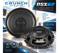 Haut-parleur coaxial plat 2 voies Crunch DSX62 16,5 cm (6,5") puissance 200...
