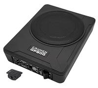 Crunch Subwoofer actif GP800v2 - Sous-siège plat 20 cm (8") avec amplificateur et réglage des basses