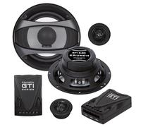 Crunch GTI 6.2 C - Système d'enceintes à composants 2 voies 16,5 cm de la série de haut-parleurs GTI Performance | 1 paire de CAR-Audio-Unlimited